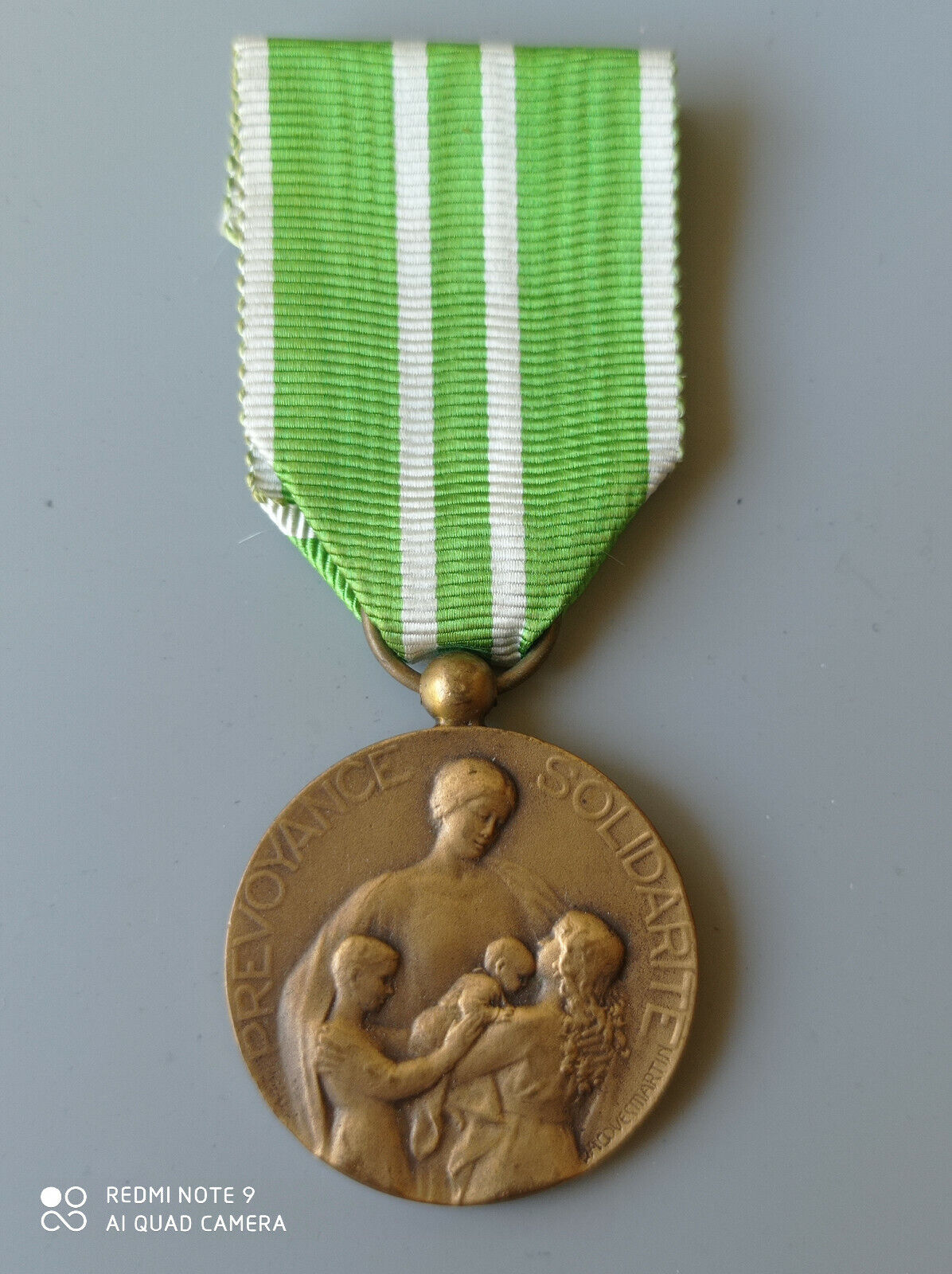 F12S) Belle médaille civile française des chemins de fer 1955 french medal