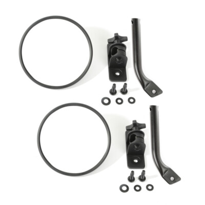 Rugged Ridge 11025.21 Stubby Trail Mirror Kit for 97-18 Jeep Wrangler