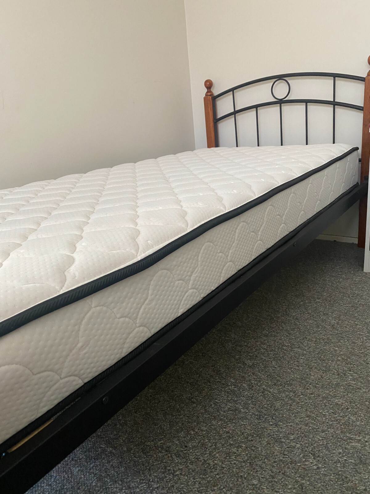 Amart Aldenham Single Bed Frame Metal Bed Frames W/Mattress AS NEW eBay