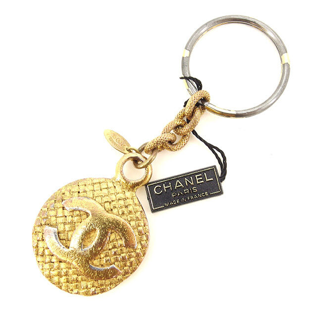 Chanel key ring Key holder COCO Gold Woman Authentic Used