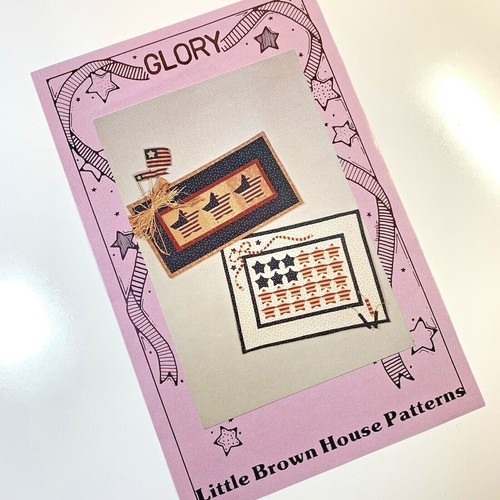 Glory 4th of July Flag Stars Quilt PATTERN by Little Brown House, Makes 2 Styles - Picture 7 of 7