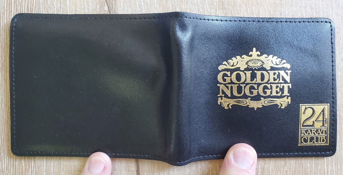 GOLDEN NUGGET CASINO Wallet/Billfold 24 Karat Club Leather-look | eBay