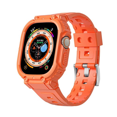 TPU For Apple Watch Series Ultra 8 7 6 5 SE 42/44/45/49mm Strap+Case Bracelet - Picture 6 of 14