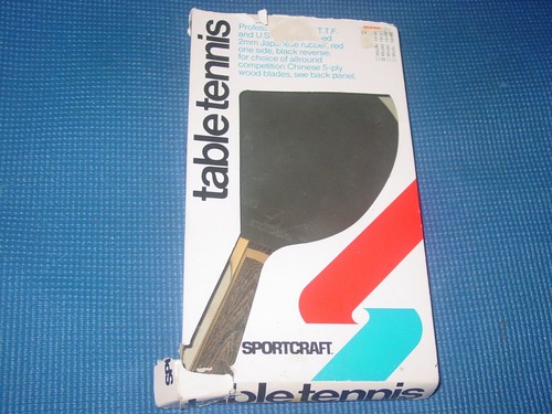 Vintage Sportcraft Professional 19187 Tischtennis Tischtennisschläger Paddel Board Schläger - Bild 4 von 6
