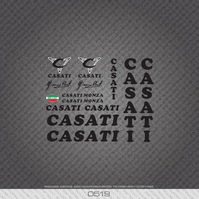 Decals 0317 Casati Bicycle Stickers Transfers Decals 0317 Casati Bicycle Stickers Transfers