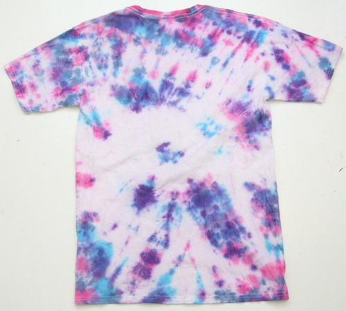 XL Fruit of the Loom Short Sleeve Boys Tie Dye T-Shirt Cotton Extra Large WS267 - Picture 6 of 6