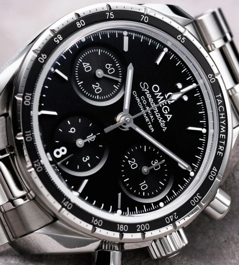 OMEGA SPEEDMASTER SPEEDMASTER 38 CO AXIAL CHRONOMETER CHRONOGRAPH 38 MM BLACK