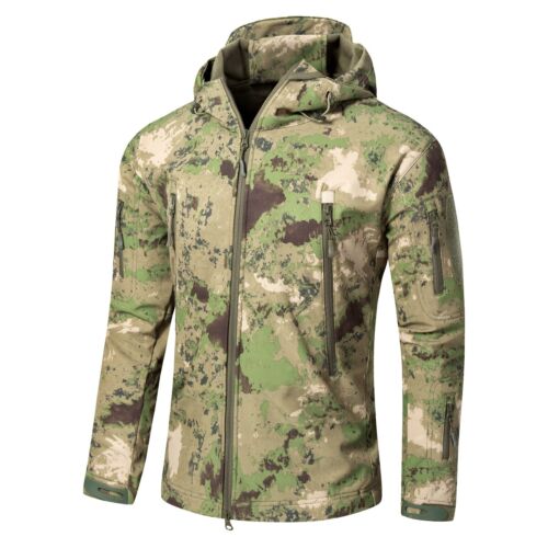 Waterproof Mens Tactical Jacket Soft Shell Coat Army Military Jacket Windbreaker - Picture 14 of 58