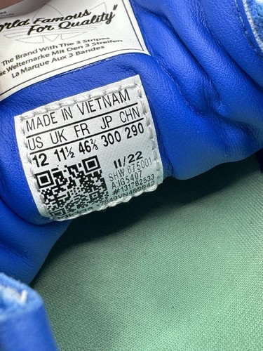 Adidas Originals London City Series Size? Exclusive Blue Trainers Size UK 11.5 - Picture 10 of 10