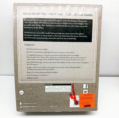 Die Jesus Bibel (gebundenes Buch) NIV Ausgabe von Zondervan Bibeln (neu) - Bild 3 von 5