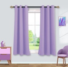 Light Purple Curtains For Girls Bedroomlavender Lilac Blackout Short Curtains Fo