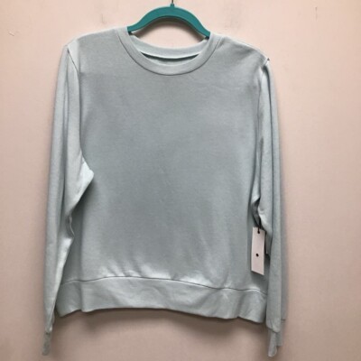 Treasure & Bond Womens Sweatshirt Crew Teal Tide Pullover Long Sleeve XL New