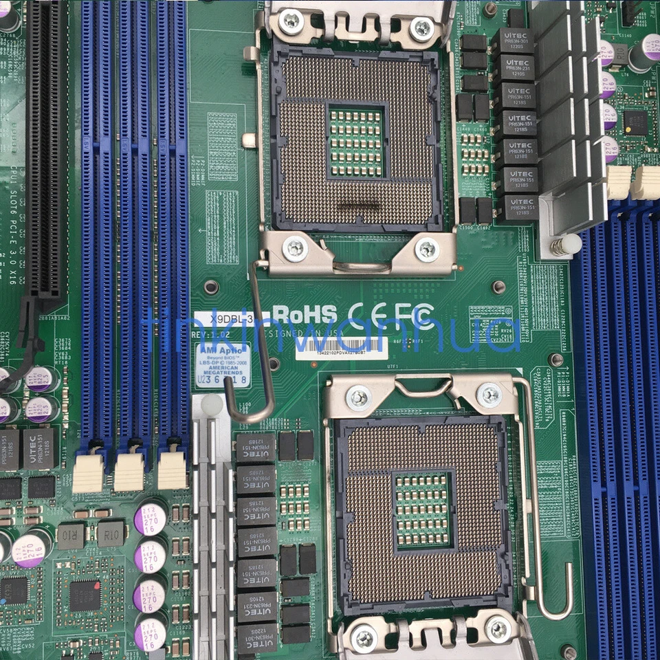For Supermicro X9DBL-3F Intel C606 Chipset LGA 1356 DDR3 Server Motherboard - Image 4 of 4