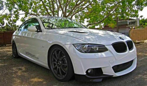 SPLITTER BMW SERIE 3 E92 E93 M 2006-2009 BAFFI SOTTO PARAURTI ANTERIORE LOOK M3 - Imagen 7 de 12