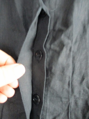 Country Road women's linen button up jumpsuit black 10 sleeveless v neck pockets - Picture 7 of 13