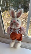 Cute handmade plush stuffed bunny