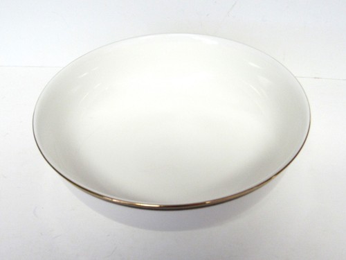 Mikasa Japan 'Black Tie' Petite Bone China 9" Vegetable Serving Bowl - VGC! - Picture 3 of 4