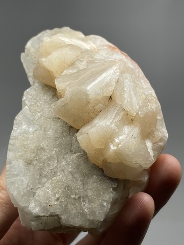 12.5oz Zeolite Cluster Green Apophyllite and Peachy Stilbite A1 - Picture 2 of 12