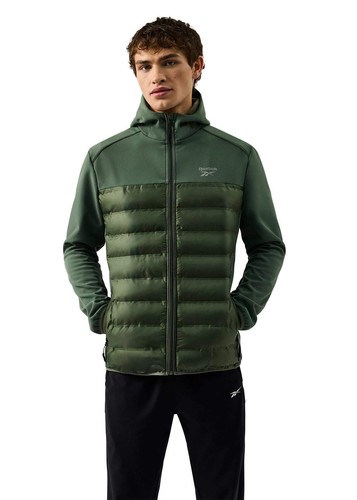 Reebok Giacca Uomo Heywood Ibrida Giacca Imbottita Breakaway Verde - Foto 6 di 11