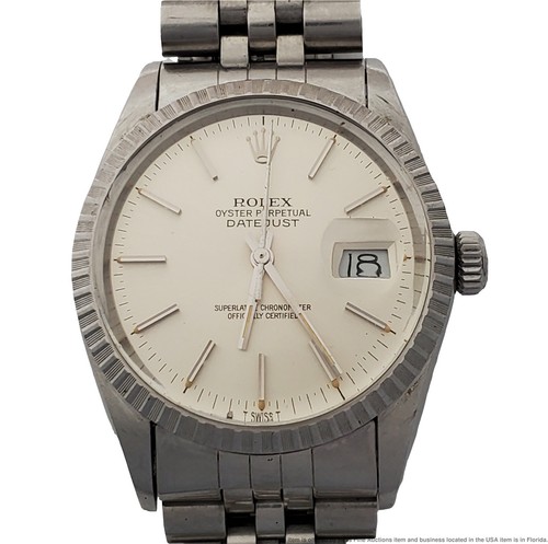 Terrific Condition Rolex Datejust 16030 Mens Vintage Watch for Big Wrist