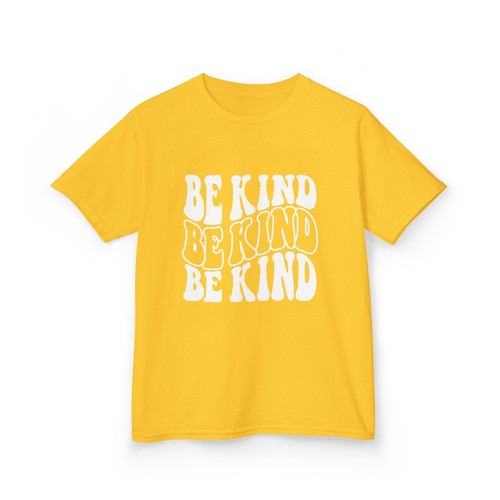 Kids T-shirt Be Kind, Children's Tee, Kindness Shirt, Youth Cotton Top, Positive - Picture 9 of 12