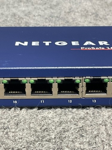 Netgear Switch, Pro Safe 16 Ports 10/100 FS116 In Blue Color With Power Adapter - Picture 8 of 20