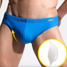 Men Enlarge Penis Pouch Protection Push Up Cup Pad Briefs Underwear Swimwear