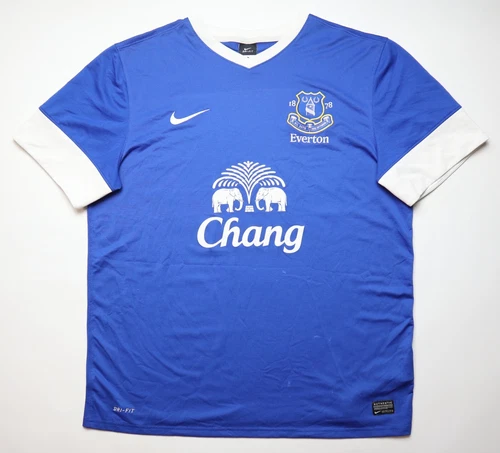 EVERTON FC 2012/2013 VINTAGE HOME FOOTBALL KIT SHIRT SOCCER JERSEY NIKE MENS XL
