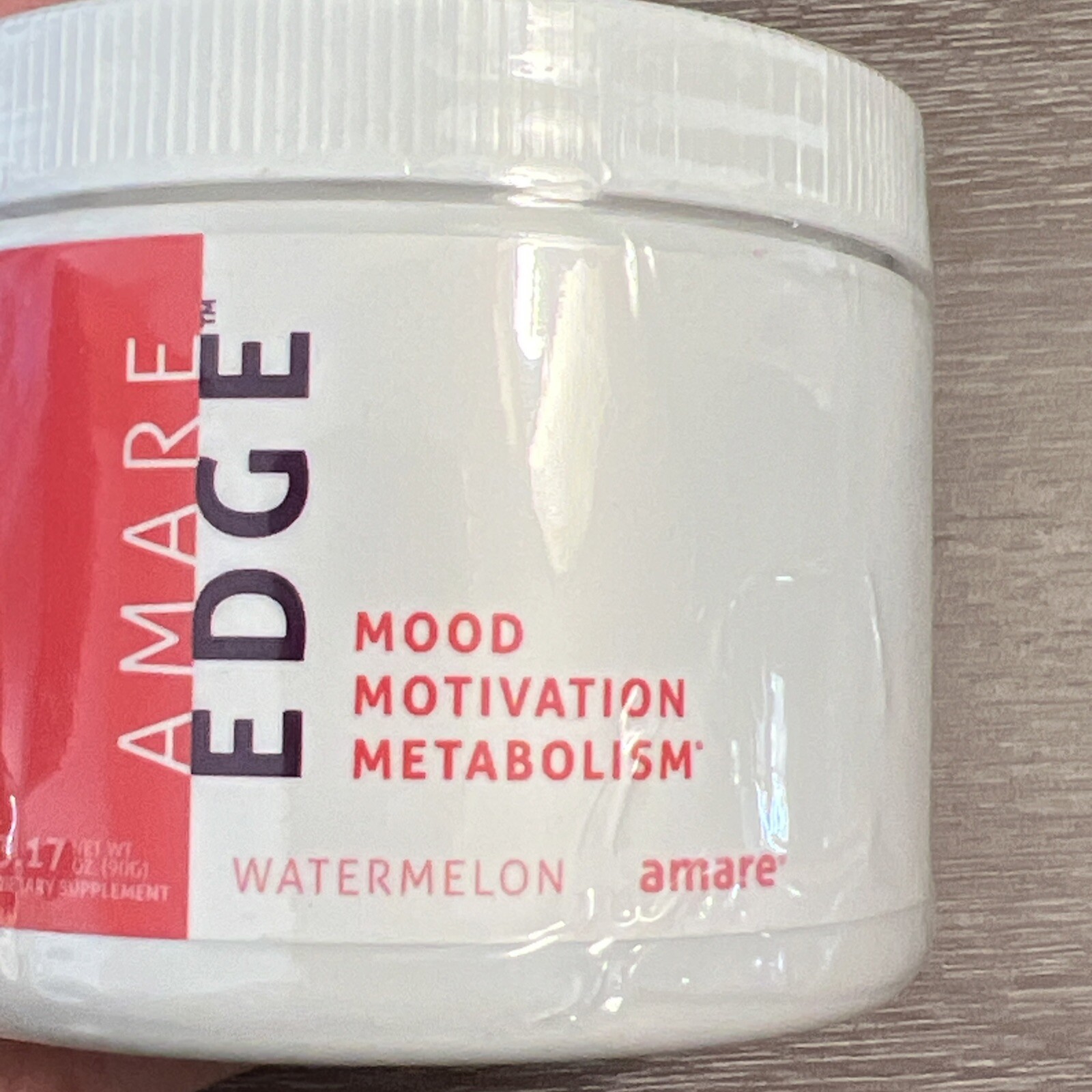Amare Global EDGE Watermelon 3.17 oz NEW Exp. 11/25 Mood Motivation Metabolism