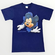 Vintage Disney Dreams Florida Mickey Mouse T-Shirt Small Double Sided Graphic