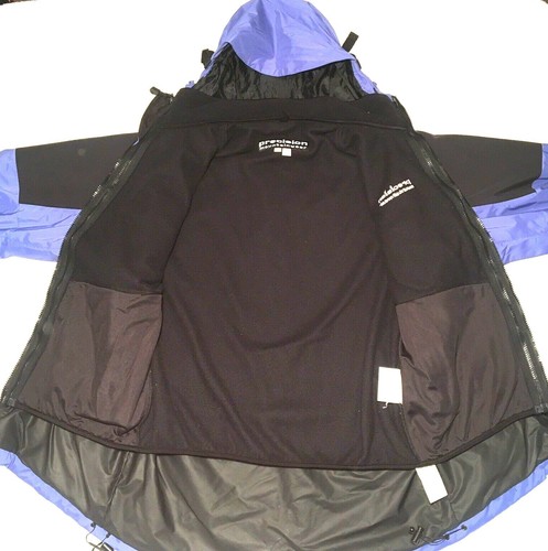 Precision Mountain Wear 3 in 1 Womens M Hooded Coat Purple Ski Snowboard Camping - Picture 5 of 12