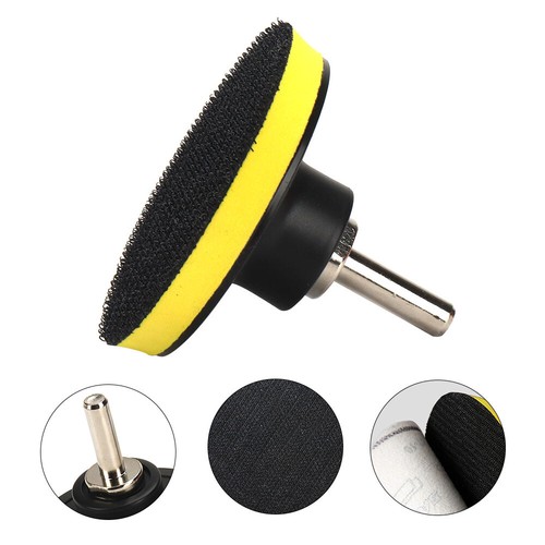 2 Pack 3" 75mm Sanding Pad Disc Hook and Look Backing Pad For Die Grinder M10