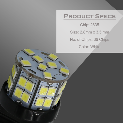 10X High Power 40W 6000K White LED 1156 RV Camper Trailer Interior Light Bulbs - Picture 3 of 6