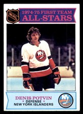 1975-76 Topps Hockey #287 Dennis Potvin AS EX+ JRI7