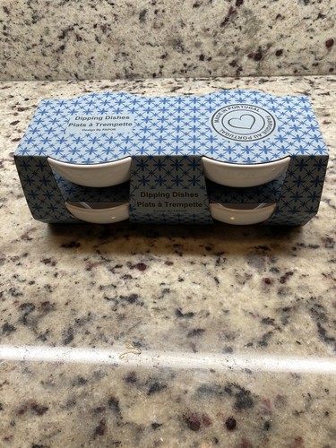Fapor Home Ceramic Dipping Dishes/ Sauce Cups - Set of (4) - NIB - Picture 2 of 6