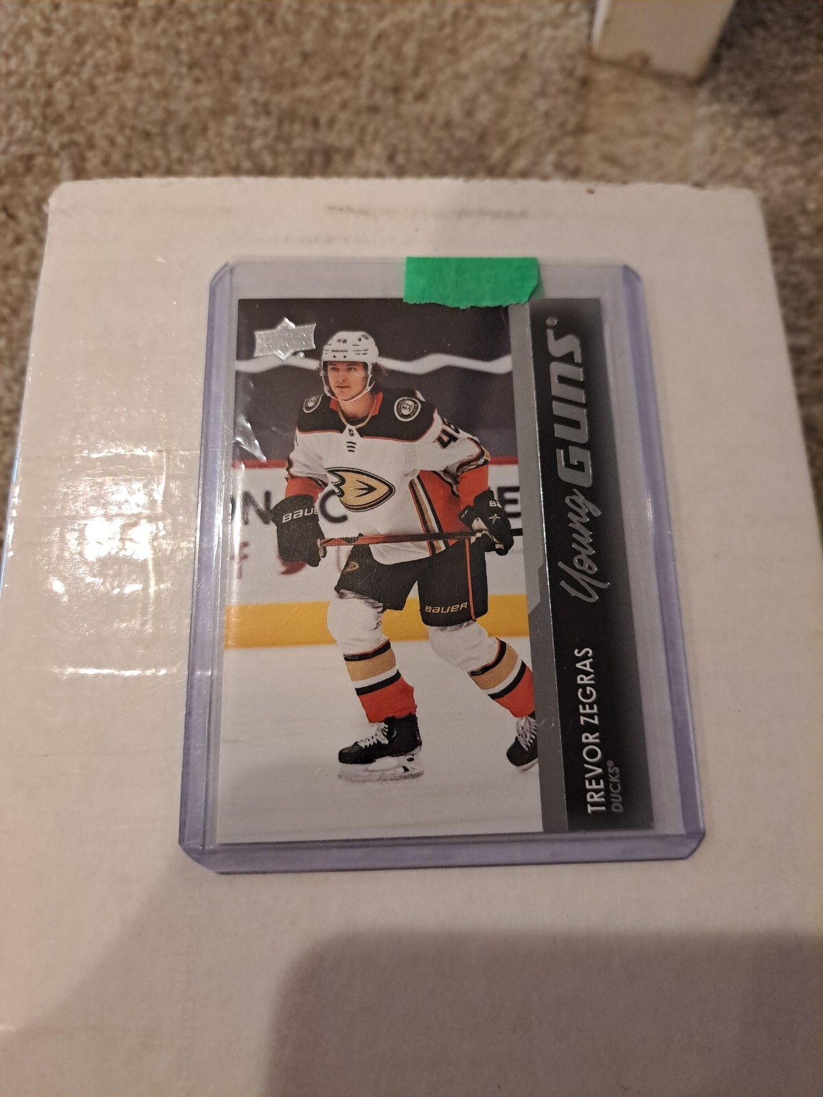 Trevor Zegras 21-22 Upper Deck Series One Young Guns #232 (Regular and Jumbo)