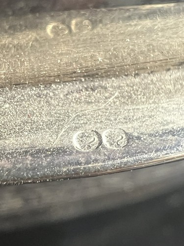 Antike Schmuckschatulle Silberdose Deckeldose in 800er Silber mit Blutstein 19Jh - Bild 15 von 17