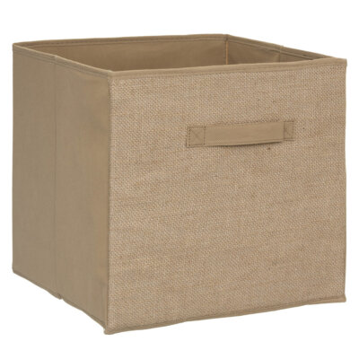 Aufbewahrungsbox HESSIAN, faltbar, 31 x 31 cm