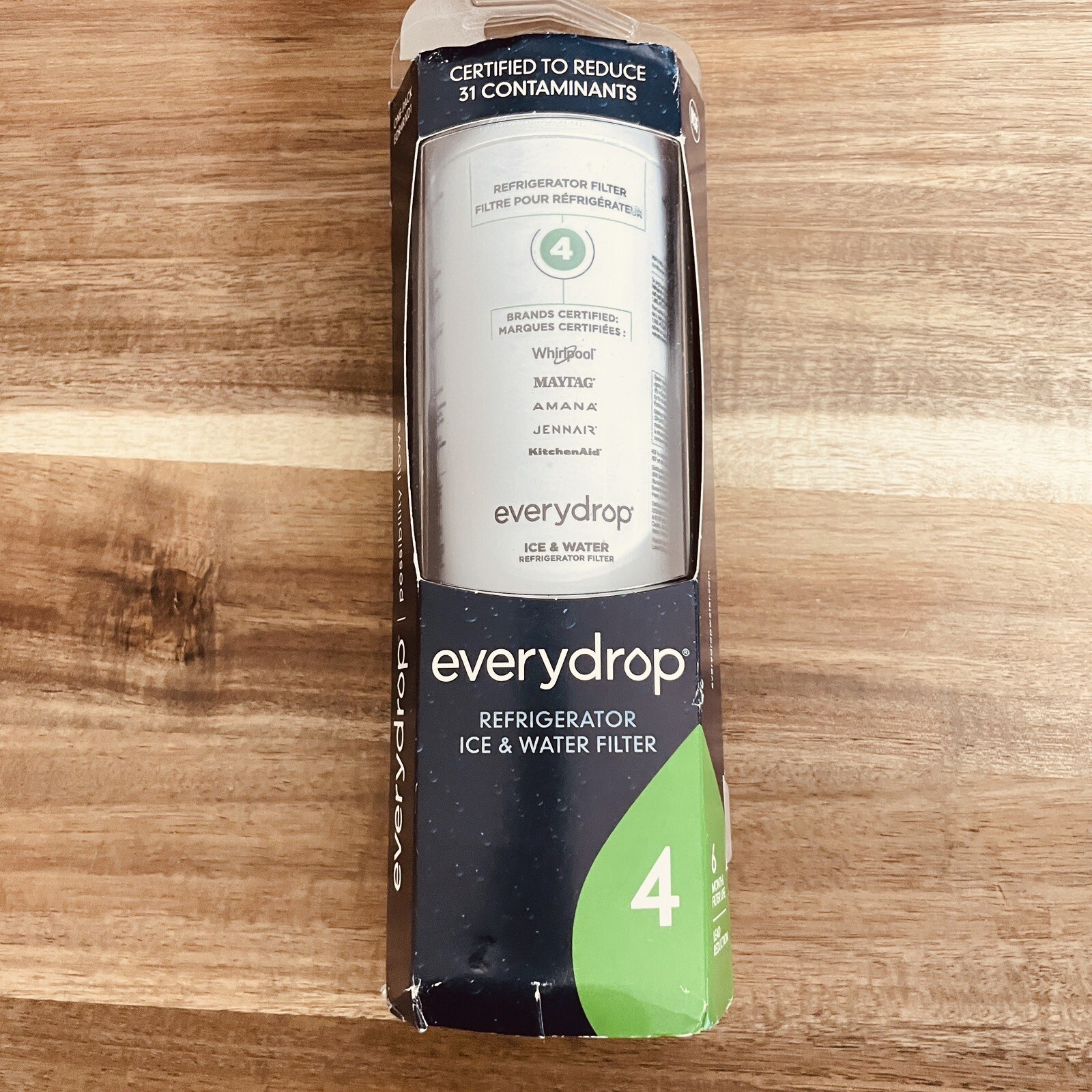EveryDrop by Whirlpool Refrigerator Ice & Water Filter 4 EDR4RXD1