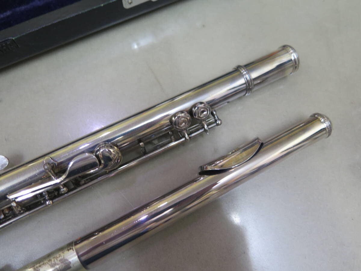Yamaha Flute YFL-43 silver Musical instrument with Hard Case