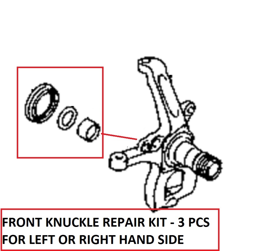 FOR MITSUBISHI SHOGUN SPORT K94 2.5TD KNUCKLE OIL SEAL +ROLLER BEARING +WASHER