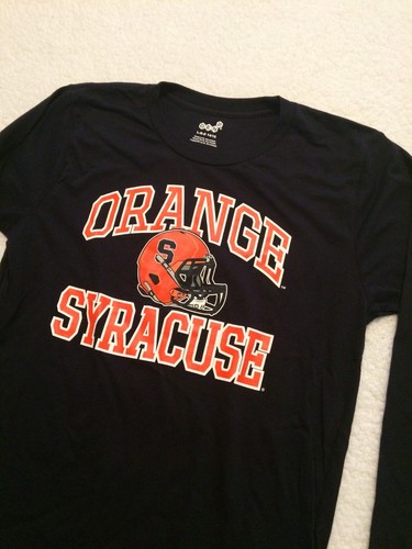 Syracuse GEN2 T Shirt Long Sleeve Youth Large NEW Navy - Picture 2 of 4