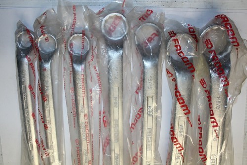 FACOM No 55 SAE LARGE SAE Offset-Ring Wrench SET FRANCE 12pc NOS 1 5/8"-11/32" - Picture 2 of 5