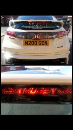 Renault Clio Brake Light Sticker CUSTOM Vinyl Overlay - Fits Clio Mk4 2012+ - Picture 11 of 12