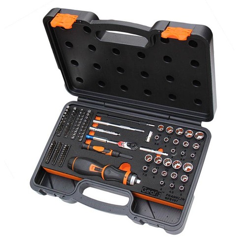 Juego de destornilladores y mini trinquete maestro de accionamiento de 1/4" 106 piezas Franklin Tools GFS106 - Imagen 6 de 6
