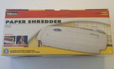 Fellowe's safe shred paper shredder Fellowes SHRED300 300 portable pail can  New