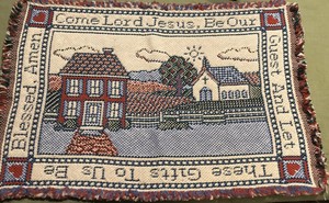 Vintage-Country-Spiritual-Woven-Placemat-1-19-X-13-Nice