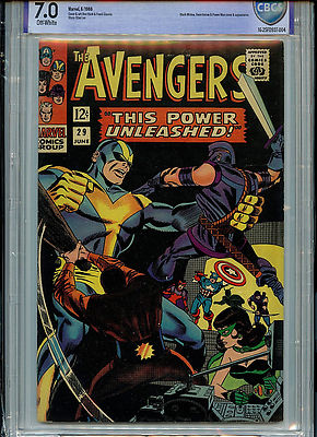 Avengers #29 CBCS 7.0 FN/VF 1966 Silver Age Marvel Comics
