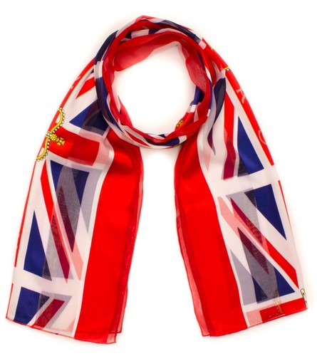 Bufanda Union Jack Reino Unido Bandera Británica Sensación de Seda Rayas Satinadas Bufandas Cuello Envoltura - Imagen 3 de 28
