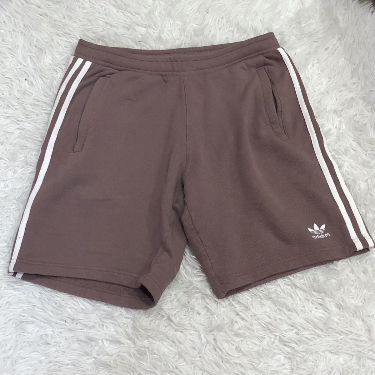 Adidas Adicolor Stripes Shorts Purple Mauve Small